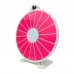 Çarkıfelek - Hediye Çarkı (18 Bölmeli, Dikey ayaklı, Pembe Renkli, 68cm)